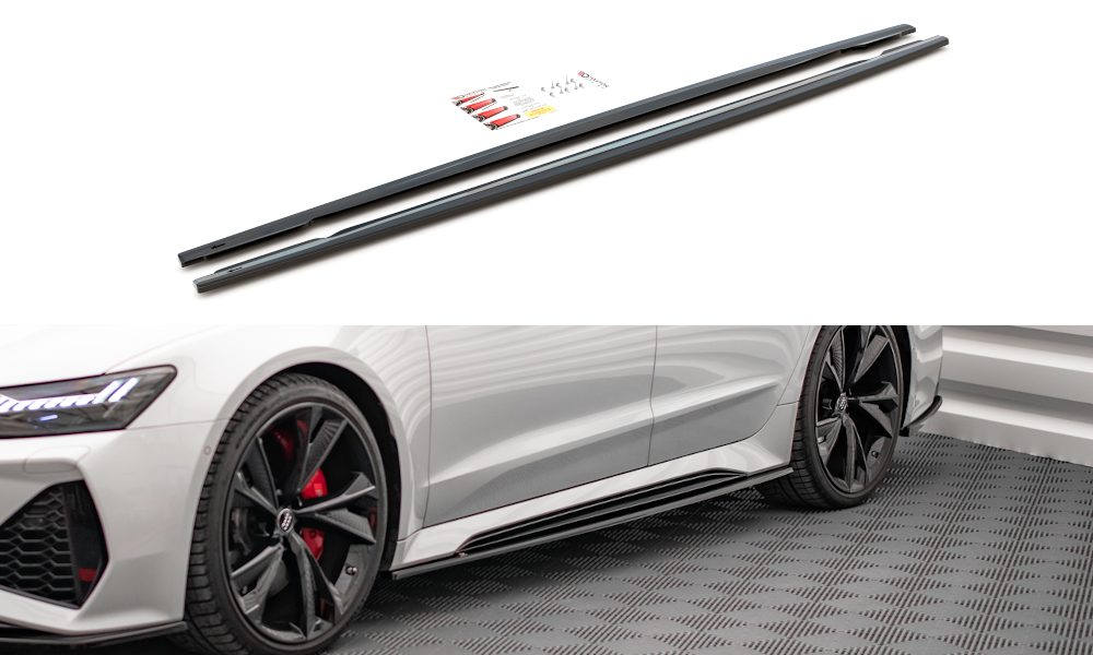 Пороги Audi RS7 C8 тюнінг обвіс елерон (V2)