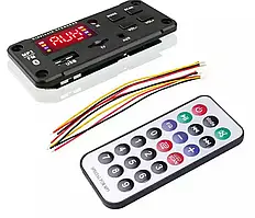 Bluetooth MP3 WMA декодер аудіомодуль. USB TF AUX FM. Аудіо. пульт