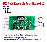 Таймер затримки комутатор. Реверсивний модуль. Реле циклічне.DC12V, фото 5