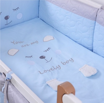 Комплект постільної білизни в ліжечко Верес Lovely boy 6 предметів