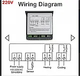 Контролер температури длячника терморегулятор, STC-1000 220V, фото 8