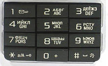 Клавіатура для Sony Ericsson K790, K800, низ, Чорна /Кнопки/Клавіші /соні еріксон