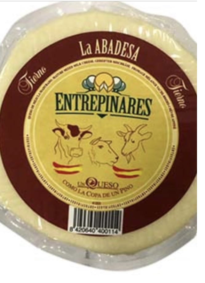 Сыр Энтрепинарес Нежный Entrepinares La Abadesa Tierno Головка 1 кг Испания - фото 1 - id-p1527600487