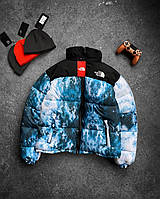 Зимова чоловіча куртка The North Face Блакитна