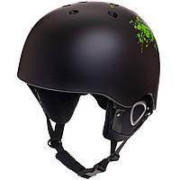 Шлем горнолыжный с механизмом регулировки MS-6289 S (53-55)-sport