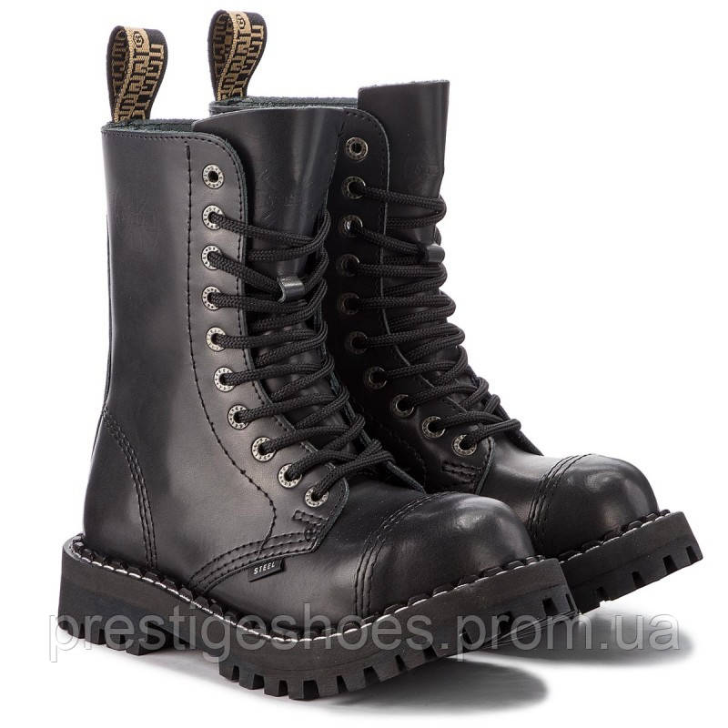 Мужские берцы Steel 105 черные (Польша), цена 1360 грн — Prom.ua (ID ...