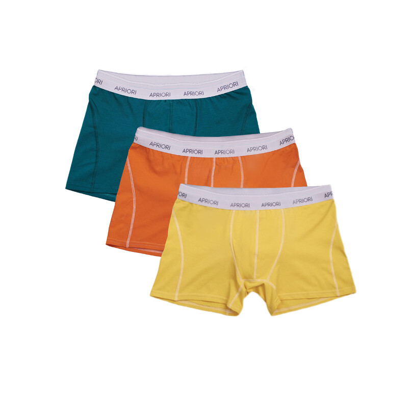 Комплект чоловічих боксерів APRIORI яскравих кольорів, 3 шт., фото 1