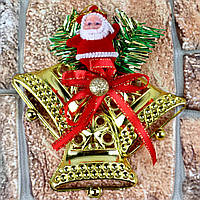 Декоративная новогодняя фигура-игрушка на елку Санта Дед Мороз красный подвеска рождественская (Живые фото)