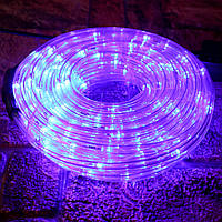 Гирлянда 10 метров синяя-синий уличная для дома Светодиодная Xmas LED Rope light Blue (Оригинальные Фото)