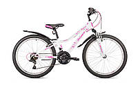 Велосипед подростковый для девочки 24 Intenzo Princess Lady белый
