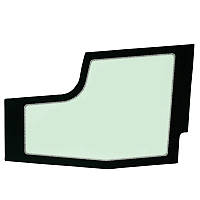 Скло дверей нижне (шовкографія/трафаретний друк) міні-екскаватор JCB 57C-1 336/A4943