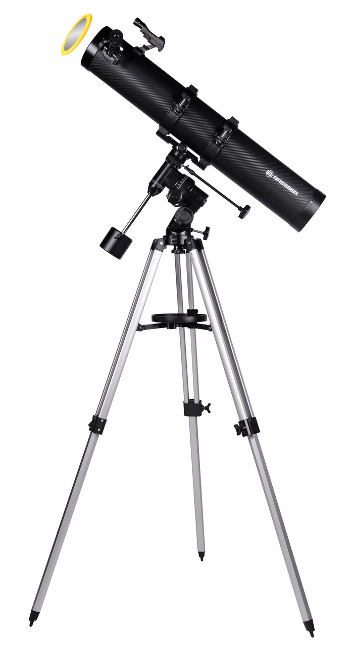 Телескоп Bresser Galaxia II 114/900 EQ Solar Carbon з сонячним фільтром і адаптером для смартфона (4614909), фото 1