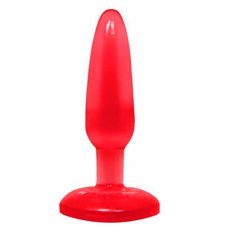 Анальна штепсельна штепсельна штепсельна чашка "butt plug" bi-017001 червоний