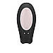 Satiffyer Double Joy Black Steam Smart Vibrator з широким стимулятором клітора, фото 7
