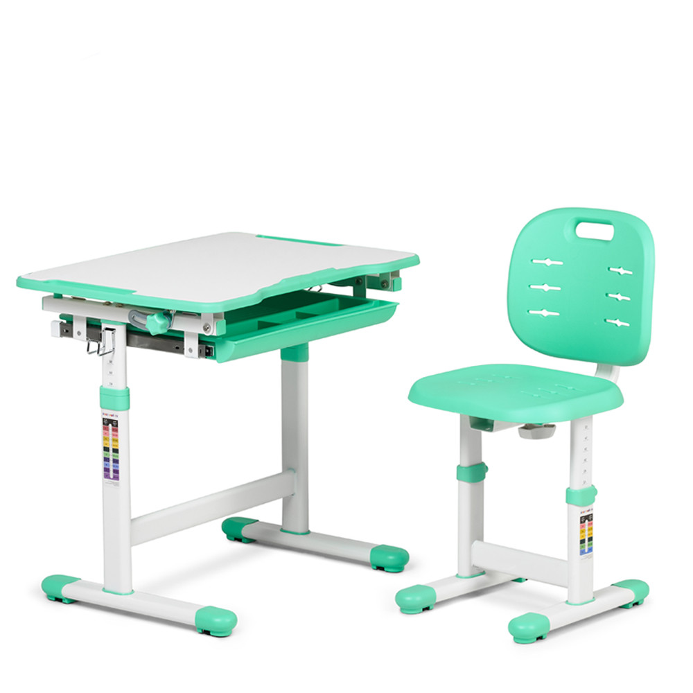 Комплект парта + стілець трансформери Piccolino III Green FunDesk