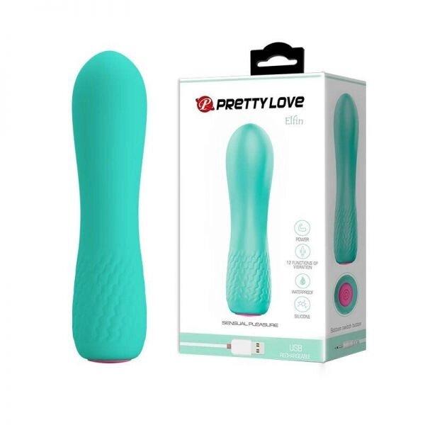 Міні -вібраційний масажер Pretty Love Elfin USB, м'ята