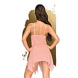 Бебі-дол з ажурним бралетом та високим розрізом Penthouse - Sweet Beast Rose S/M SO5298, фото 2