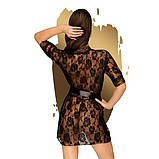 Комплект пеньюар Penthouse - Sweet Retreat Black XL (м'ята упаковка!!!) SO5301-R, фото 3