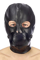 BDSM Hood Fetish Tental BDSM Hood у шкіряній знімальній кляпці