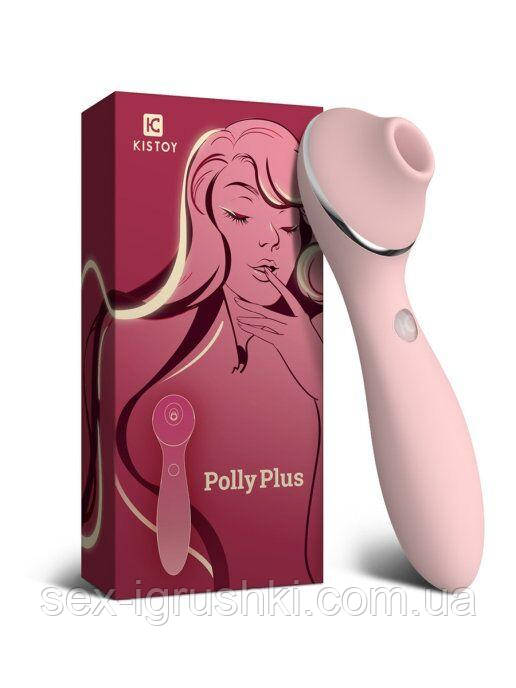 Вакуумний вібратор KISTOY Polly Plus Pink SO4959