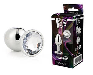 DT21787 Anal Plug з блискучим срібним штепсельним вилкою