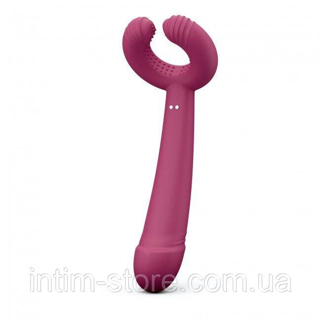 Вібратор для пар Love To Love PLEASE ME - PLUM STAR з трьома моторами, гнучкий SO5081, фото 1