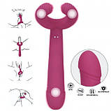 Вібратор для пар Love To Love PLEASE ME - PLUM STAR з трьома моторами, гнучкий SO5081, фото 8