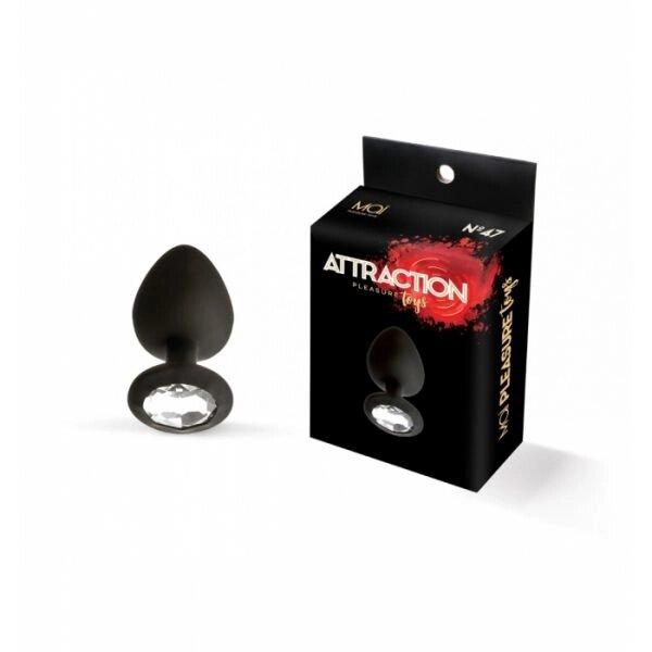 T370132 Anal Plug 100%силікон з каменем Mai No. 47 анальний штекер з каменем s