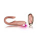 Універсальний вібратор розгойдує з двома вібром рожевим, фото 8