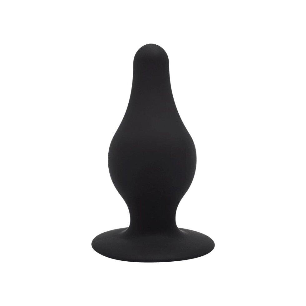 Anal Plug Silexd (модель 2 розміри S) Двоє -шлейф, силікон+silexpan, діаметр 3,4 см