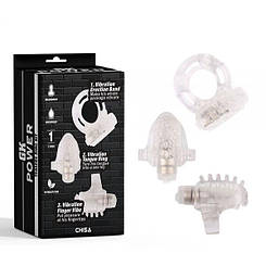 CH43820 Набір кілець язика, пальця, член Chisa Clear