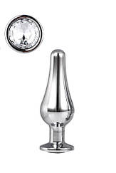 DT21823 Анальная пробка конической формы Dream Toys GLEAMING LOVE SILVER PLEASURE PLUG S