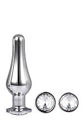 DT21874 Набор анальных пробок конической формы Dream Toys GLEAMING LOVE PLEASURE SET SILVER