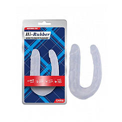 CH37860 Подвійний Chisa 13 -дюймовий фалоімітатор Clear Dual Chisa 13