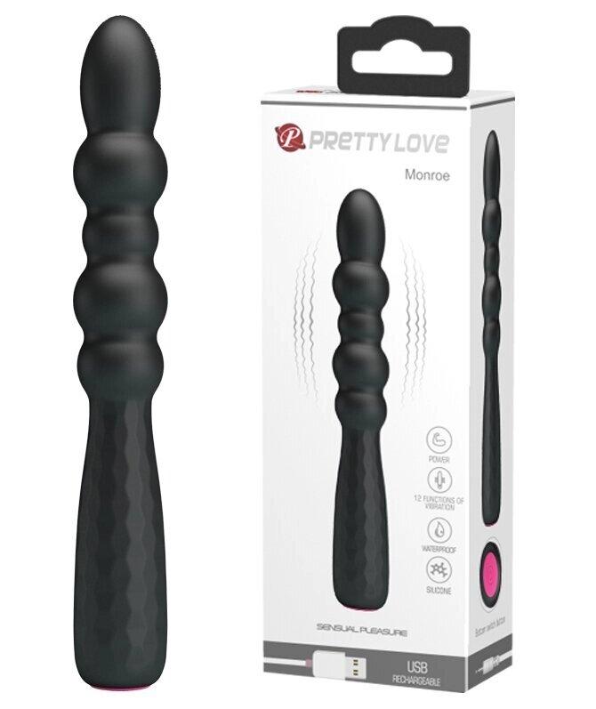 Гнучкий вібро-стимулятор Pretty Love-Monroe, BI-014758-1, фото 1
