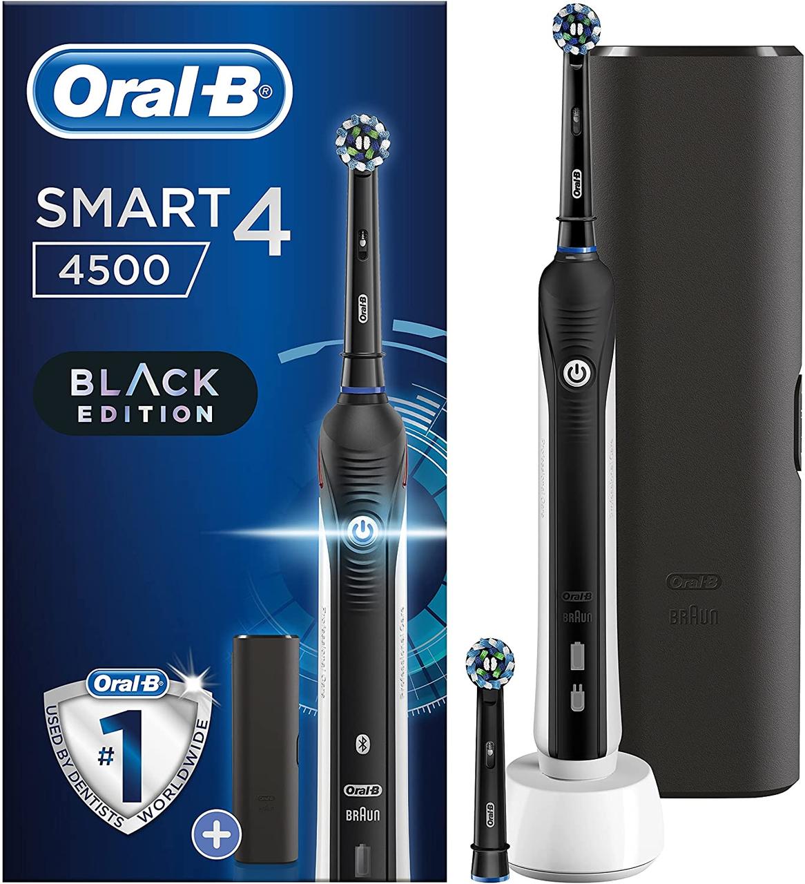 Електрична зубна щітка Oral-B Smart 4 4500 CrossAction Black