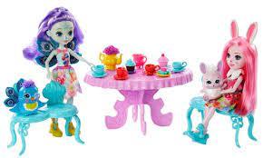 Enchantimals Ігровий набір Чаювання Петтер Павича і Брі Кролика Tasty Tea Party Mattel GLD41