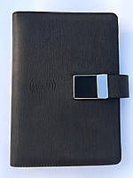Смарт-блокнот Business Powerbank З цифровим замком + бездротовою зарядкою й USB-флешкою, фото 3