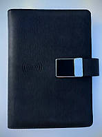 Смарт-блокнот Business Powerbank З цифровим замком + бездротовою зарядкою й USB-флешкою, фото 2