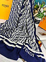 Теплий шарф палантин хустка Fendi Фенді Туреччина, фото 2