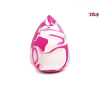 Спонж для макіяжу ZOLA супер м який крапля 5.5x4 см колір малиново-білий