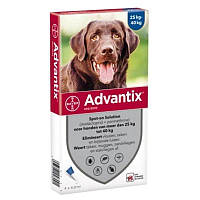 Капли от блох и клещей для собак ADVANTIX 25-40 кг (цена за 1 пипетку)