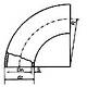 ВІДВОДИ крутовигнуті типу 3D (R=1,5 Dn) на Ру 16 МПа (ГОСТ 17375-83)