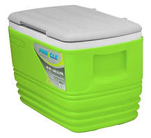 Изотермический контейнер Eskimo на 34,5 л пластик красный крышка пластик белый 51,5х31х33,5 см (Time Eco TM) Салатовий
