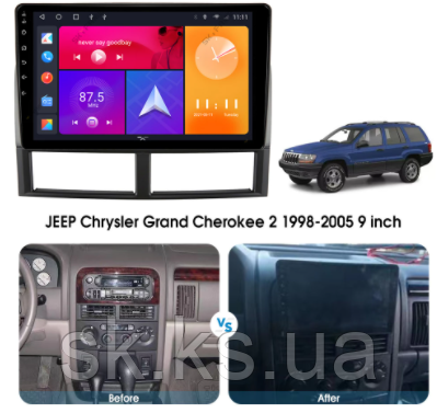 Junsun 4G Android магнітолу для JEEP Chrysler Grand Cherokee 2 1998-2005