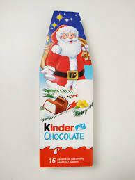 Новогодний набор Kinder Chocolate 16 батончиков, 200г, фото 2