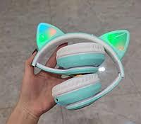 Бездротові Bluetooth навушники Y47 Cat Ear з LED-підсвіткою з котячими вушками