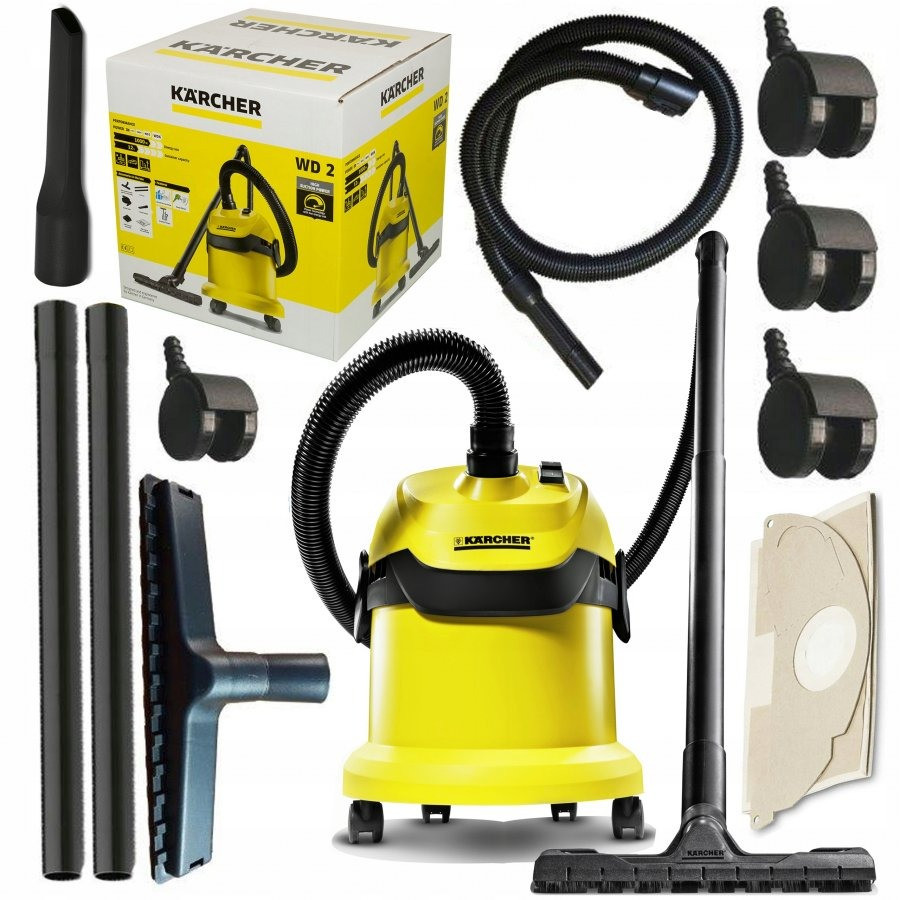 Господарський пилосос Karcher WD 2 (1.629-764.0) (1000Вт, 12л), фото 1