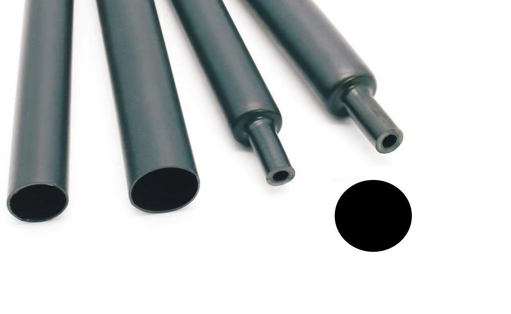 Термоусадкова трубка СТТК10 95/30 чорна (1 м) TNSy, фото 1