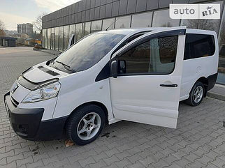 Дефлектори вікон, вітровики на Peugeot Expert II 2007 — 2018 (скотч) AV-Tuning